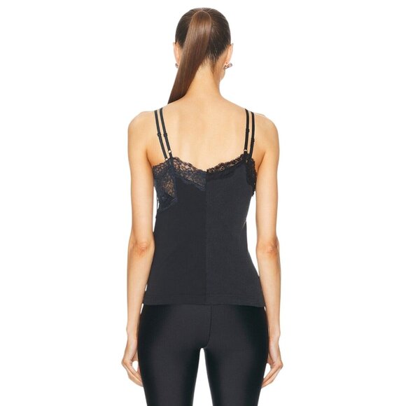 Balenciaga Double Slip Top in Washed Black & Ink X-Small Womens Sleeveless Tank - Picture 3 of 10